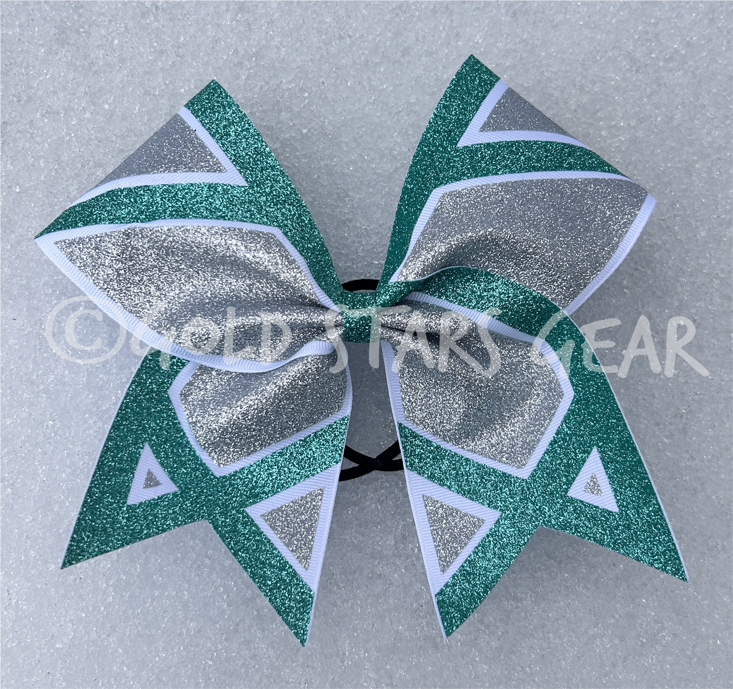 Double Glitter X Cheer Bow