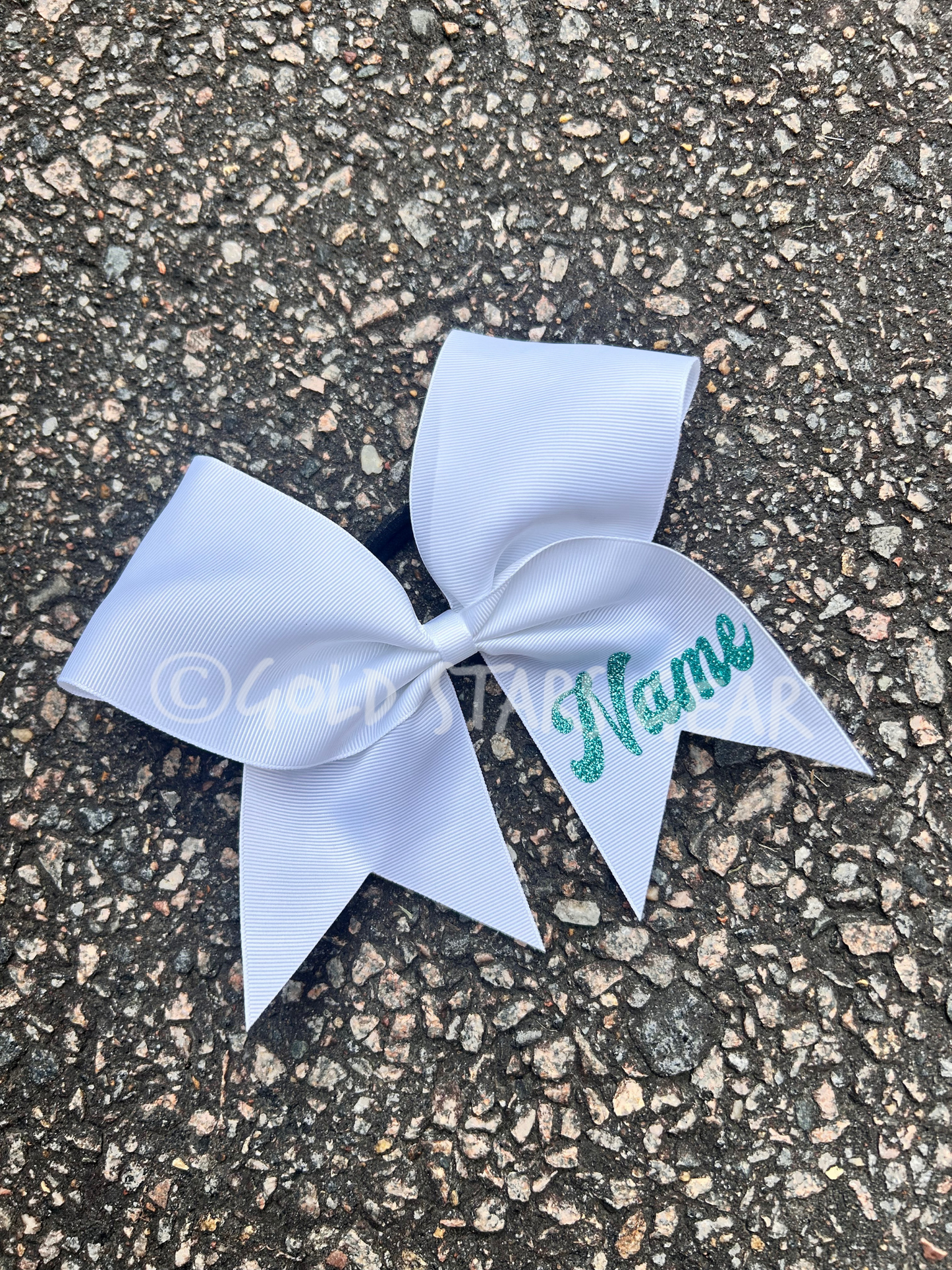 Ribbon Cheer Bow with Name