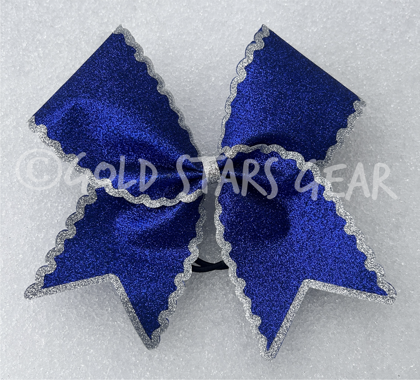 Ruffled Edge Cheer Bow