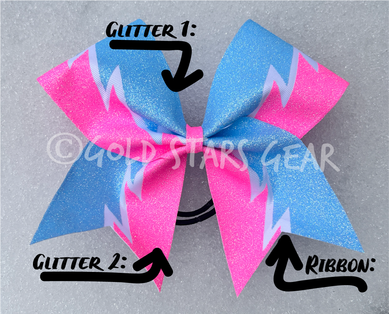 Lightning Cheer Bow