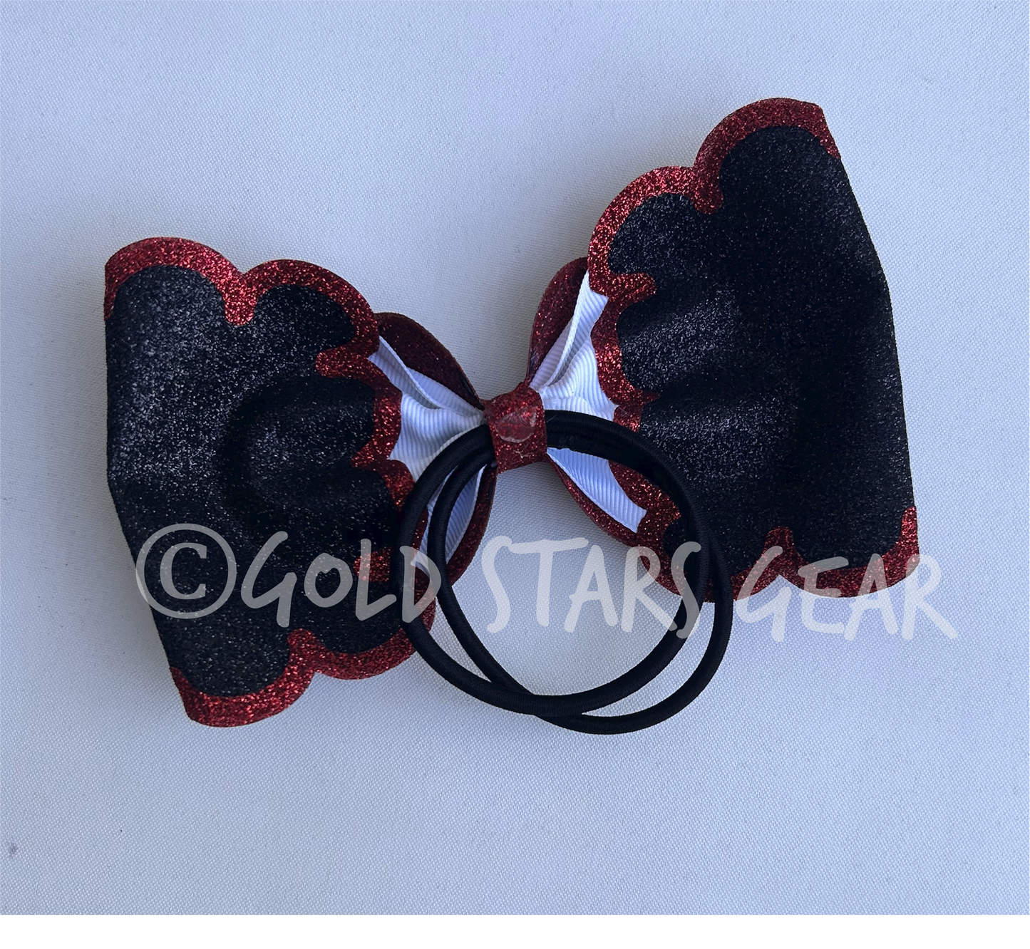 Tailless Scallop Cheer Bow