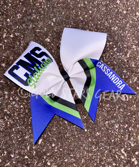Sideline Cheer Bow with Names