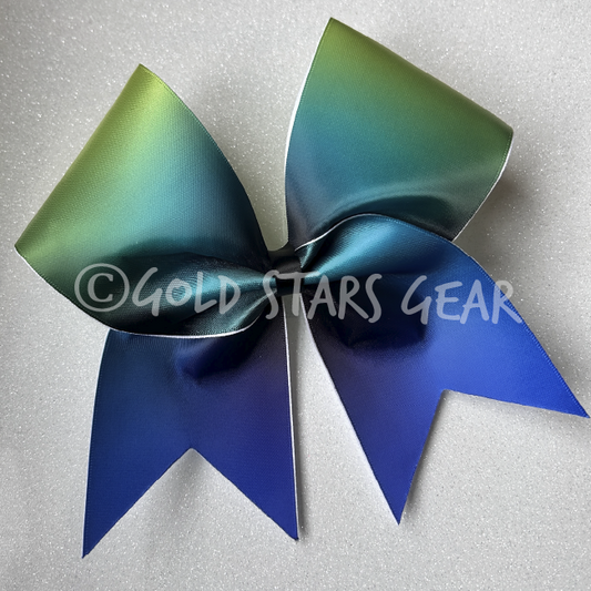 Ombre Cheer Bow - 3 Colors - Customizable