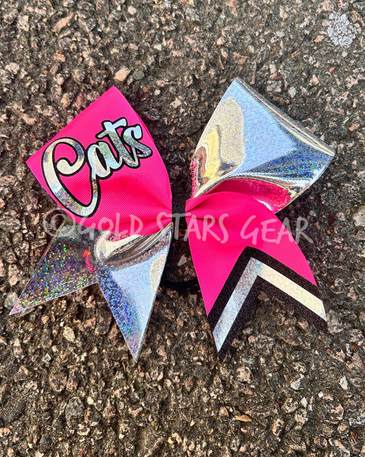 Holographic Customizable Cheer Bow