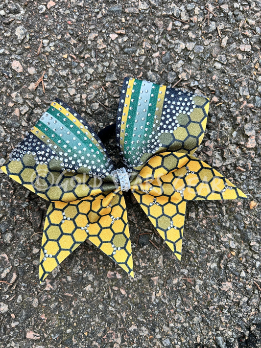 Honeycomb Competition Cheer Bow