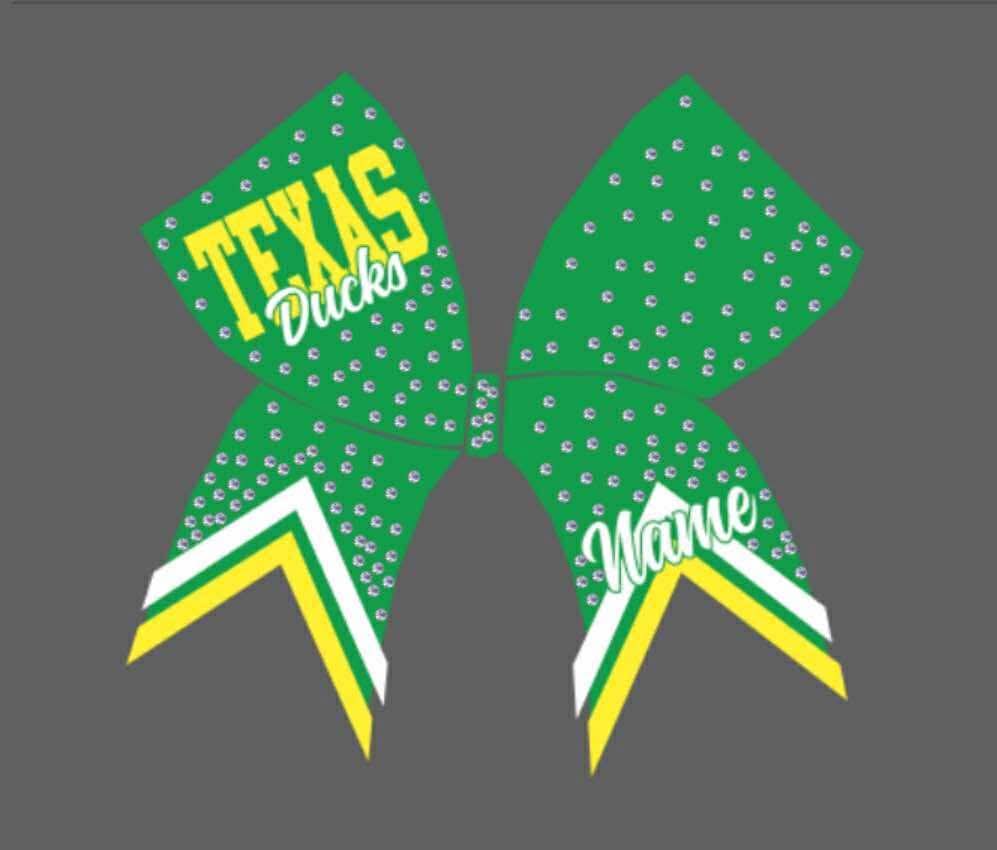 Texas Ducks 2026 Cheer Bow